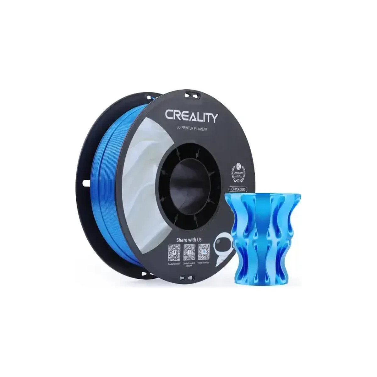 Creality CR-PLA Silk Filament 1.75mm 1kg Mavi
