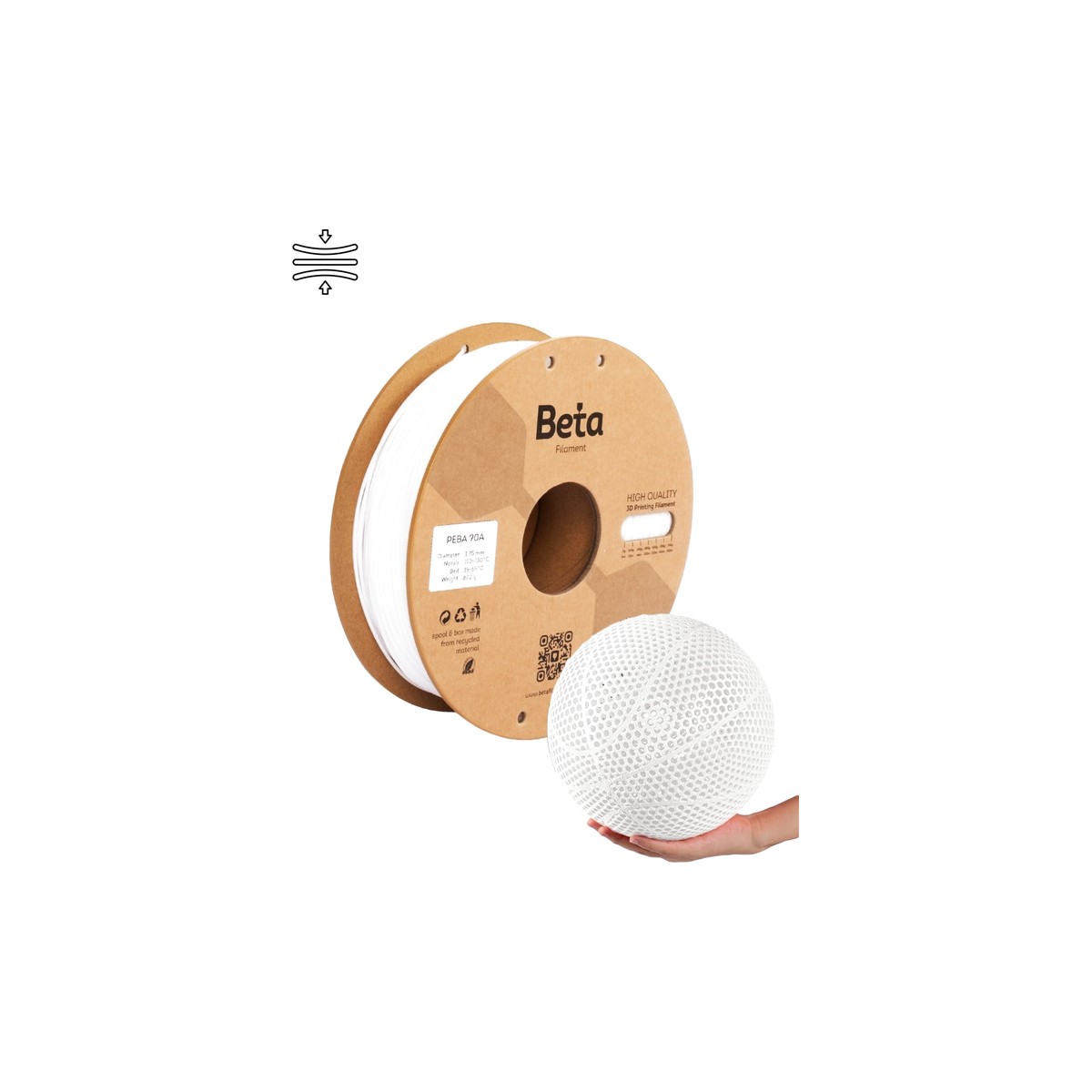 Beta PEBA 90A Filament 1.75mm 800g