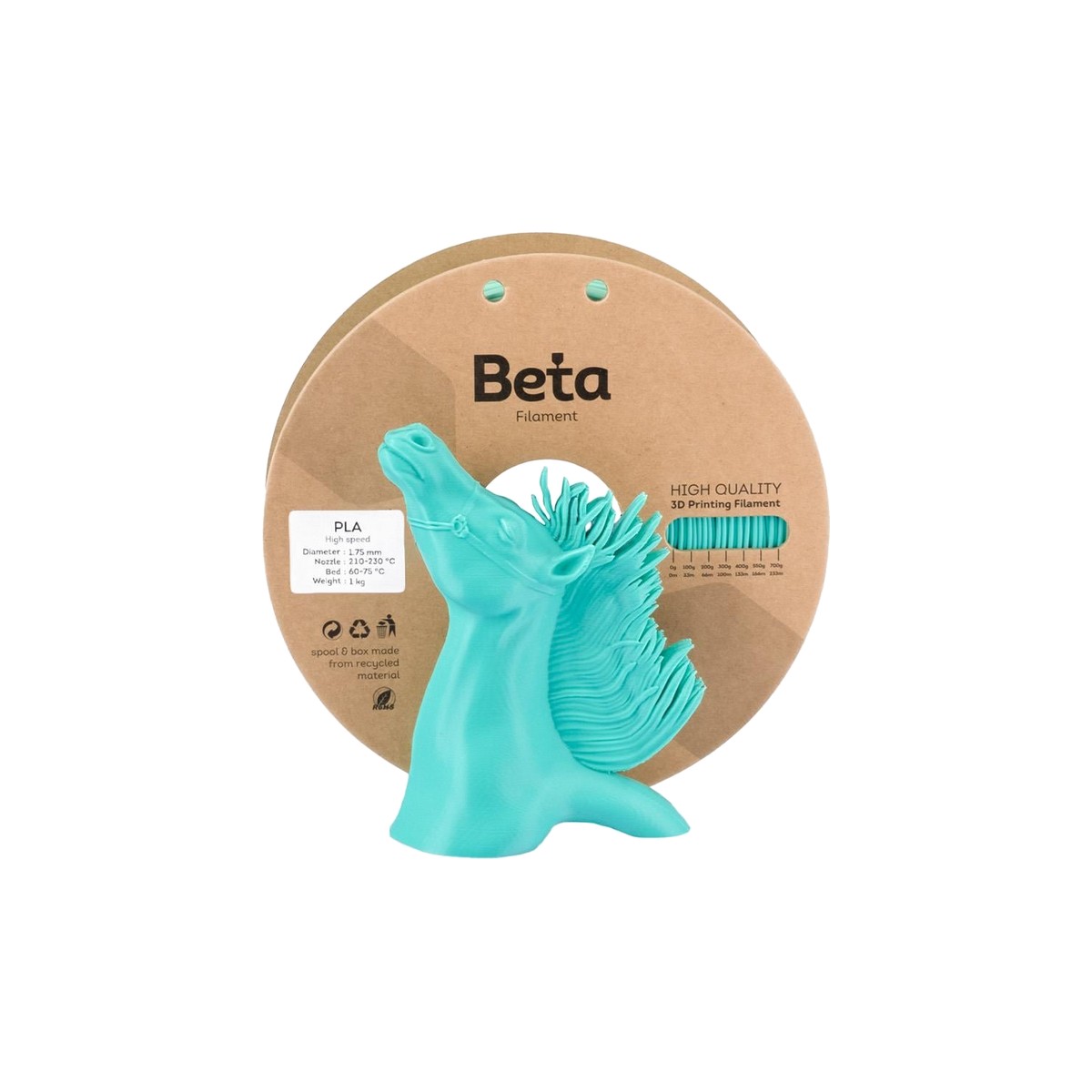Beta PLA High-Speed Filament 1.75mm 1kg - Yüksek akış