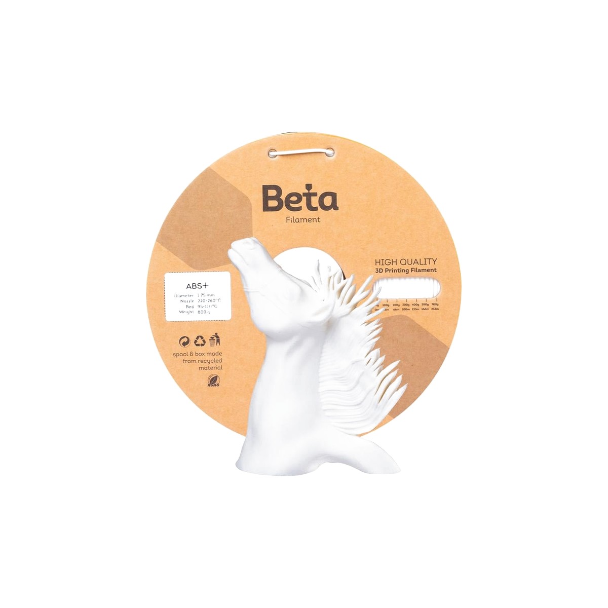 Beta ABS+ Filament 1.75mm 800g