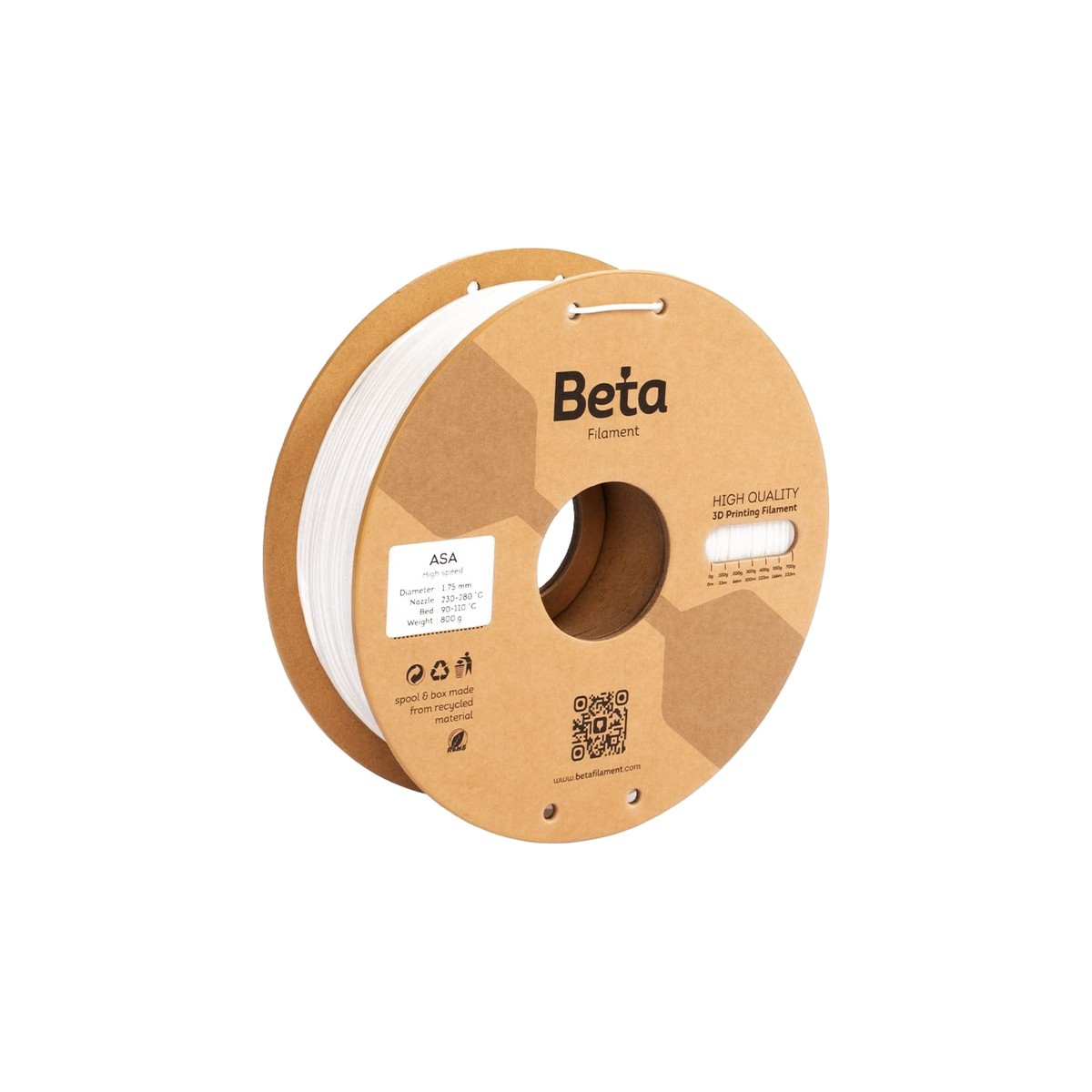 Beta ASA HS Filament 1.75mm 800g
