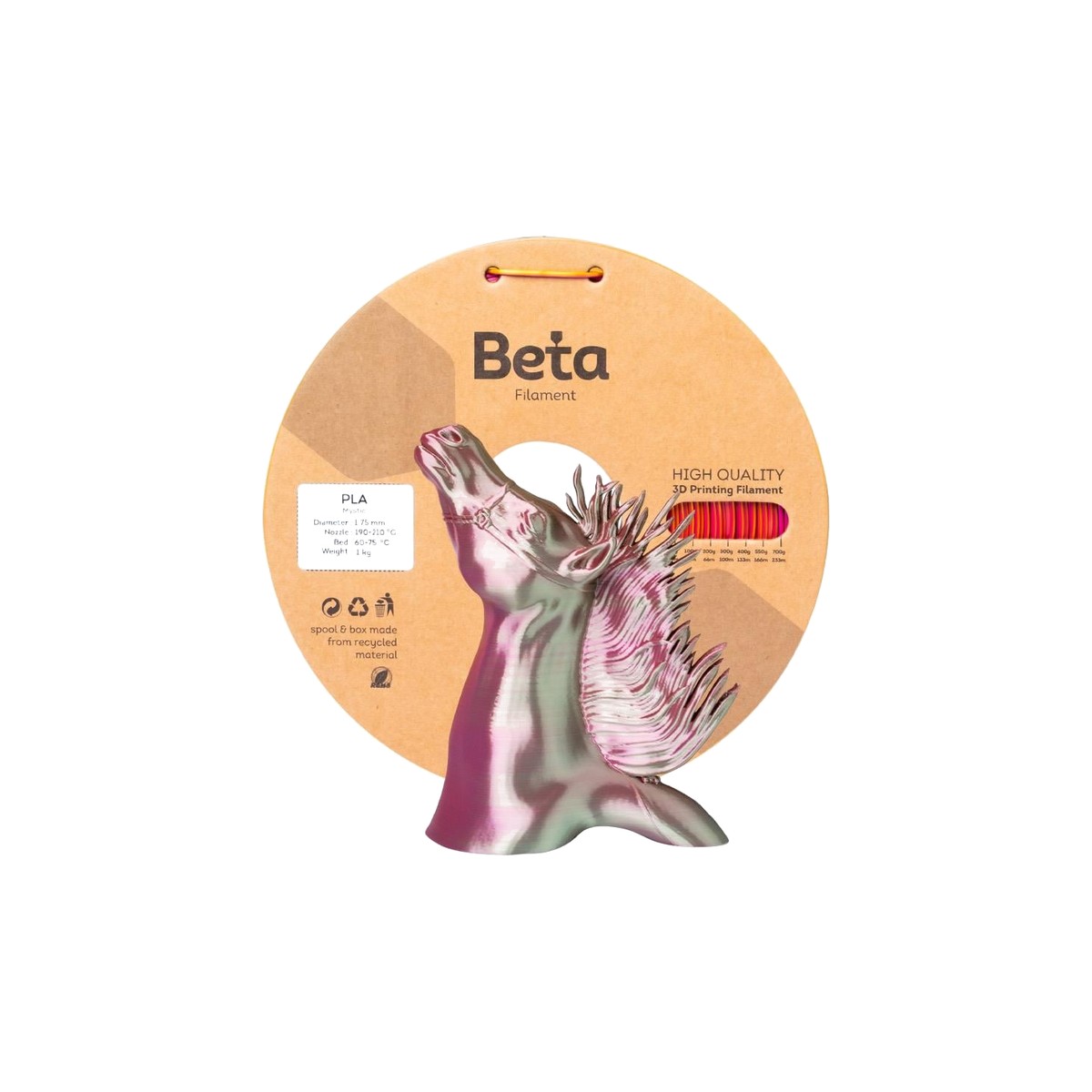 Beta PLA Mystic Silk Filament 1.75mm 1kg