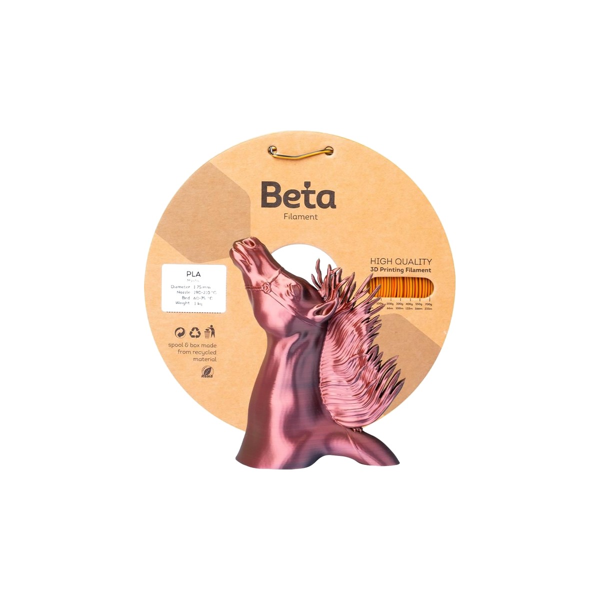 Beta PLA Mystic Silk Filament 1.75mm 1kg - İpeksi parlaklık