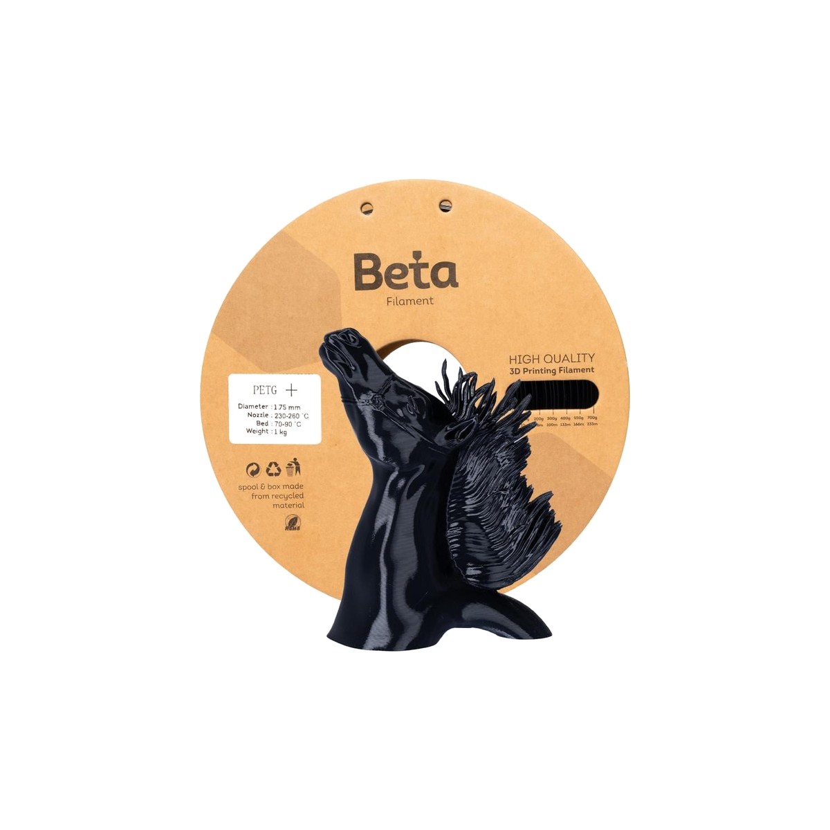 Beta PETG+ Filament 1.75mm 1kg