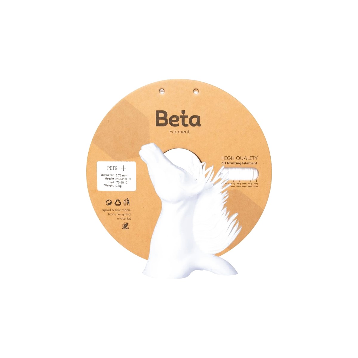 Beta PETG+ Filament 1.75mm 1kg - Yüksek tokluk