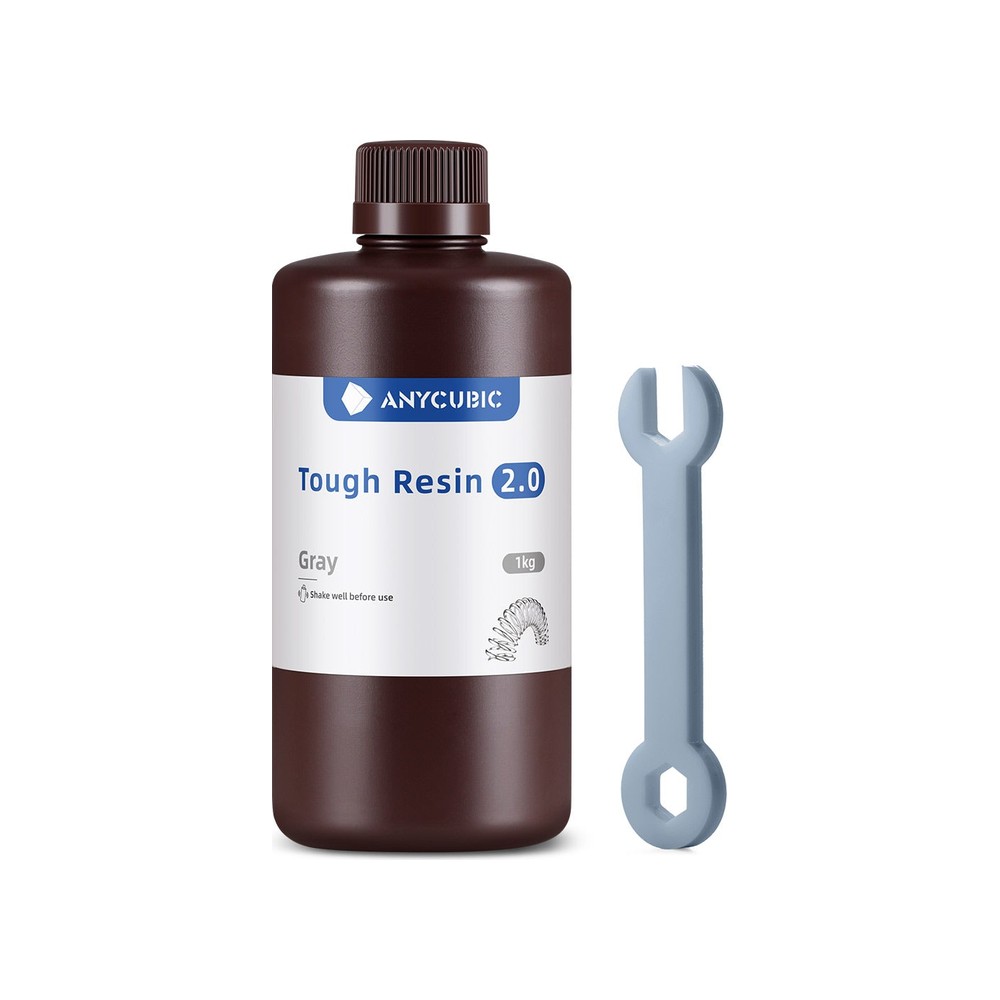 Anycubic Tough Resin 2.0 Dayanıklı Reçine 1kg Gri